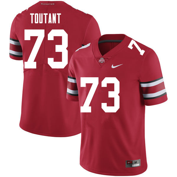 Ohio State Buckeyes #73 Grant Toutant College Football Jerseys Sale-Red